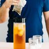 imageArt of Tea  2 Quart Cold Brew Iced Tea Maker  with Garden of Eden Iced Tea 4 x 2 Qt Pouches BPA Free Pitcher with Airtight seal