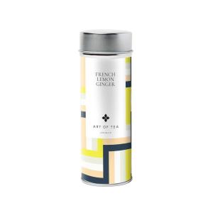 imageArt of Tea  Organic French Lemon Ginger 15oz Herbal Tea  Artisan Loose Leaf Tea Tin