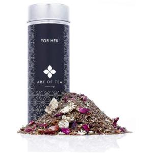 imageArt of Tea  Tea for Her Rose Shatavari  Chrysanthemum Tea  25oz Artisan Loose Leaf Tea Tin